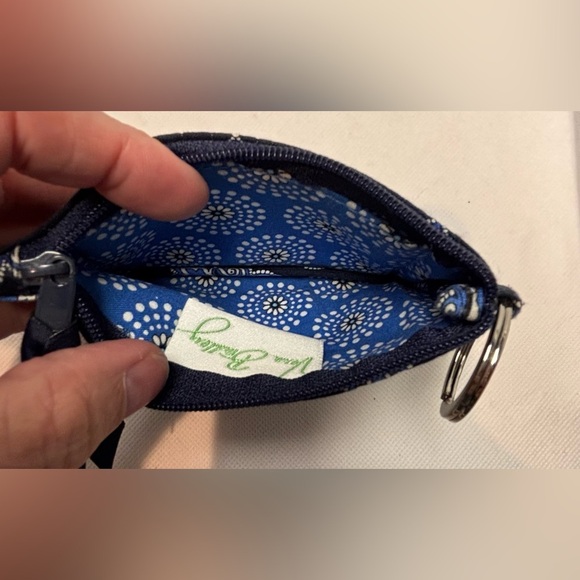 Vera Bradley | Calypso Blue ID holder/keyring/coin purse - Picture 12 of 14